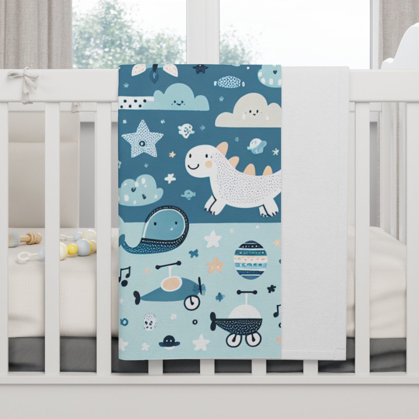 Dream's of Fun Soft Fleece Baby Blanket